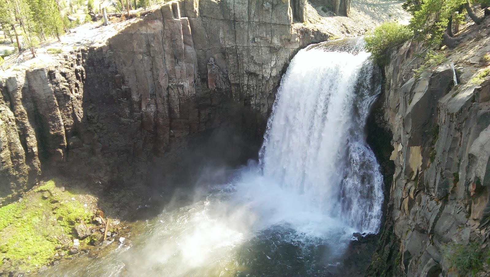 Rainbow Falls in full flow