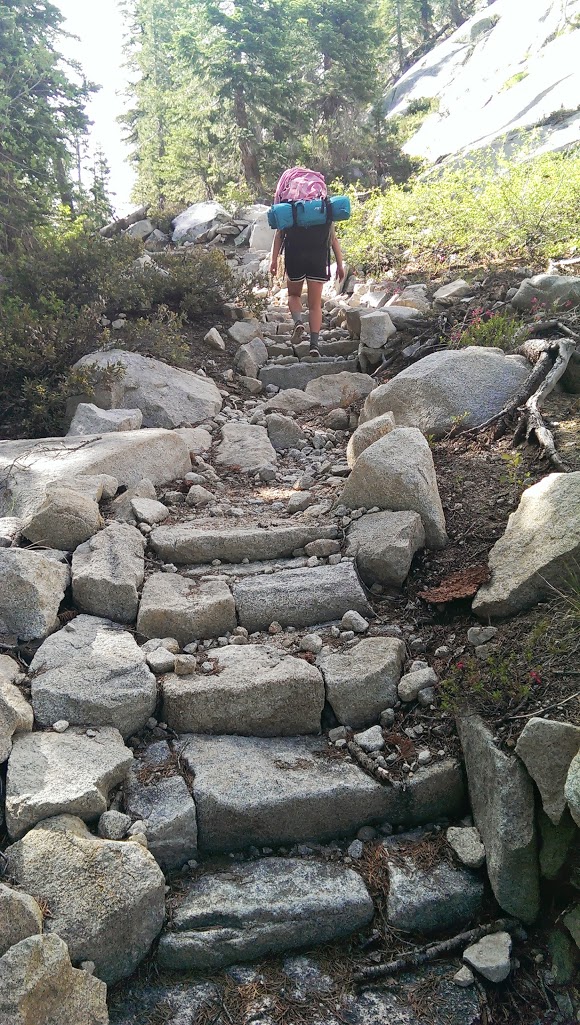 Rocky stairway