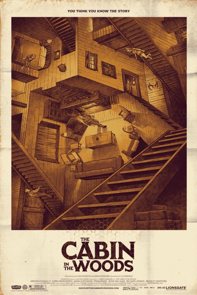Cabin in the Woods poster